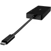 ADAPTOR video BELKIN, USB Type-C (T) la HDMI (M), VGA (M), Display Port (M), DVI (M), 4K UHD (3840x2160) la 30Hz, 0.1 m, &quot;AVC003BTBK&quot;