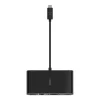 ADAPTOR video BELKIN, USB Type-C (T) la HDMI (M), VGA (M), USB-A, 4K UHD (3840x2160) la 30Hz, 0.1 m, &quot;AVC004BTBK&quot;