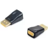 ADAPTOR video GEMBIRD, DisplayPort (T) la VGA (M), rezolutie maxima 1920 x 1200 la 60 Hz, black, &quot;A-DPM-VGAF-01&quot;