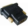 ADAPTOR video GEMBIRD, DVI-D SL (T) la HDMI (M), conectori auriti, black, &quot;A-HDMI-DVI-2&quot;