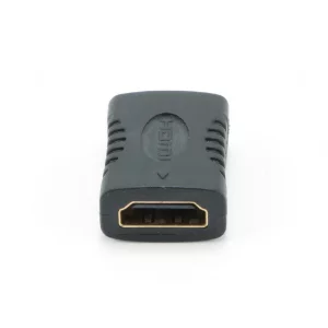 ADAPTOR video GEMBIRD, HDMI (M) la HDMI (M), conectori auriti, black, &quot;A-HDMI-FF&quot;