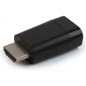 ADAPTOR video GEMBIRD, HDMI (T) la VGA (M), rezolutie maxima Full HD (1920 x 1080) la 60Hz, black,  A-HDMI-VGA-001