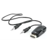 ADAPTOR video GEMBIRD, splitter HDMI (T) la VGA (M) + Jack 3.5mm (T), rezolutie maxima Full HD (1920 x 1080) la 60Hz, cablu audio 3.5 mm jack, black, &quot;A-HDMI-VGA-02&quot;