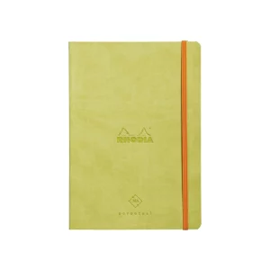 Agendă nedatată A5, Rhodia Perpetual Anise Green