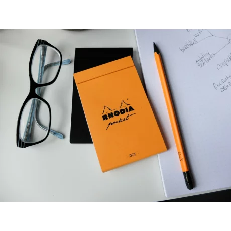 Pocket pad grafic, 7,5 x 12 cm, 40 file, Rhodia