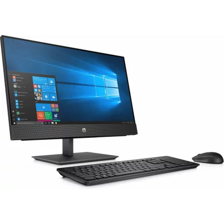DESKTOP HP, All-in-one, CPU i7 8700T, monitor 23.8 inch, Radeon RX 530 2GB, memorie 8 GB, SSD 512 GB, unitate optica, Tastatura &amp;amp;amp; Mouse, FreeDos, &quot;8JW78EA&quot;