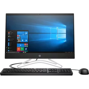DESKTOP HP, All-In-One, CPU i3 8130U, monitor 21.5 inch, Intel UHD Graphics 620, memorie 8 GB, HDD 1 TB, SSD 128 GB, unitate optica, Tastatura &amp;amp;amp; Mouse, Windows 10 Pro, &quot;3VA68EA&quot;