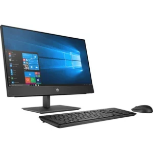 DESKTOP HP, All-In-One, CPU i5 9500T, monitor 23.8 inch, Intel UHD Graphics 630, memorie 16 GB, SSD 512 GB, unitate optica, Tastatura &amp;amp;amp; Mouse, Windows 10 Pro, &quot;7EM65EA&quot;