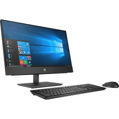 DESKTOP HP, All-In-One, CPU i5 9500T, monitor 23.8 inch, Intel UHD Graphics 630, memorie 16 GB, SSD 512 GB, unitate optica, Tastatura &amp;amp;amp; Mouse, Windows 10 Pro, &quot;7EM65EA&quot;