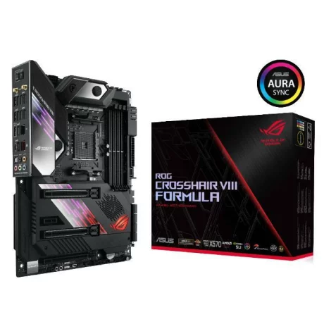 PLACA de BAZA ASUS ROG CROSSHAIR VIII FORM, skt AM4, AMD X570, ATX, slot RAM 4 x DDR4, max 128 GB, 8x S-ATA 3, 2x M.2, 1x PCI-E, PCI-E4.0x16 x 1, PCI-E4.0x8 x 1, PCI-E4.0x4 x 1, LAN 1000 Mbps x 2, 7.1, &quot;ROG CROSSHAIR VIII FORM&quot;