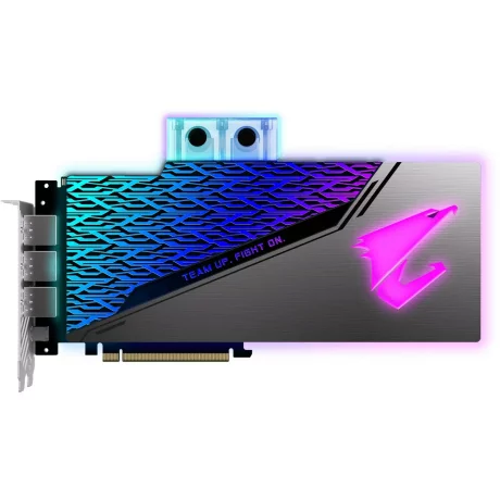 PLACA VIDEO GIGABYTE NVIDIA AORUS GeForce RTX 2080 SUPER Waterforce WB 8G, 8 GB GDDR6 256 biti, PCI Express 3.0 x 16, HDMI x 3, Display Port x 3, USB Type-C, sistem racire apa activ, &quot;N208SAORUS WB-8GC&quot;