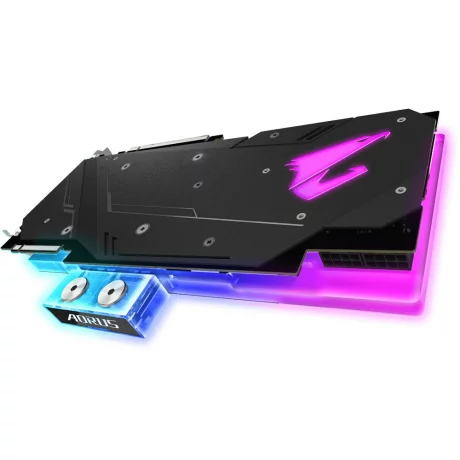 PLACA VIDEO GIGABYTE NVIDIA AORUS GeForce RTX 2080 SUPER Waterforce WB 8G, 8 GB GDDR6 256 biti, PCI Express 3.0 x 16, HDMI x 3, Display Port x 3, USB Type-C, sistem racire apa activ, &quot;N208SAORUS WB-8GC&quot;