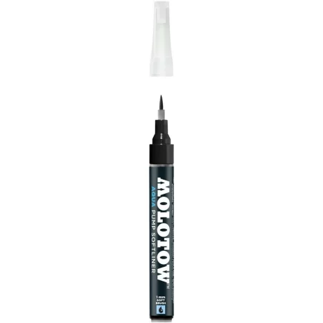 Liner Molotow Aqua Pump Softliner 1 mm deep black