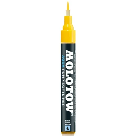 Liner Molotow Aqua Pump Softliner 1 mm	primary yellow