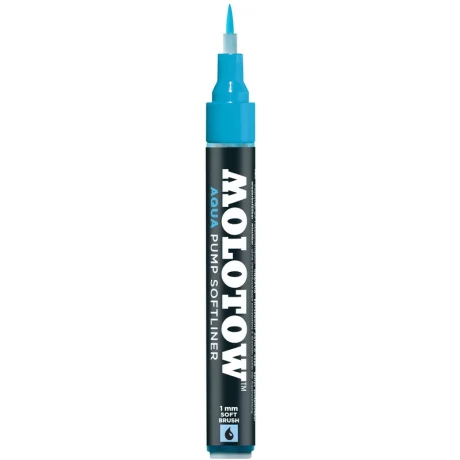 Liner Molotow Aqua Pump Softliner 1 mm cyan