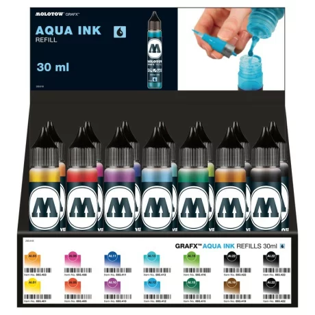 Set display refill starter Molotow AQUA 28 buc