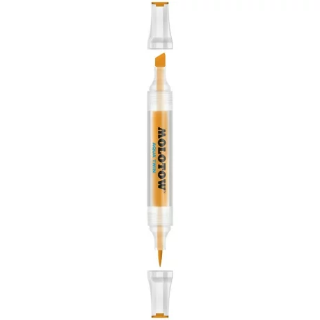 Marker Molotow Aqua Twin 1 – 6 mm orange 003