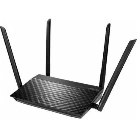 ROUTER ASUS wireless, 1200 Mbps, porturi Gigabit x 4, antena externa x 4, AC1200, dual band, &quot;RT-AC57U&quot;