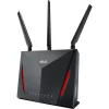 ROUTER ASUS wireless, 2900 Mbps, porturi Gigabit x 4, antena externa x 3, AC2900N, dual band, &quot;RT-AC86U&quot;