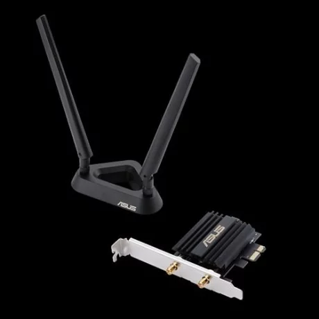 PLACA RETEA ASUS AX3000, intern wireless 2.4 GHz | 5 GHz, PCI-E, port, 3000 Mbps, antena externa x 2, &quot;PCE-AX58BT&quot;