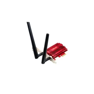 ADAPTOR RETEA ASUS AC3100, intern wireless 2.4 GHz | 5 GHz, PCI-E, port, 1300 Mbps, antena externa x 2, &quot;PCE-AC56&quot;