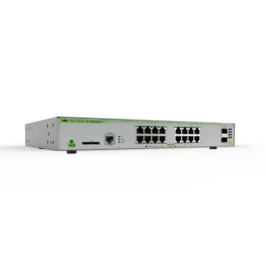 SWITCH ALLIED TELESIS, ATI SW 16P, porturi Gigabit x 16, SFP x 2, managed, rackabil, carcasa metalica, &quot;AT-GS970M/18-50&quot;