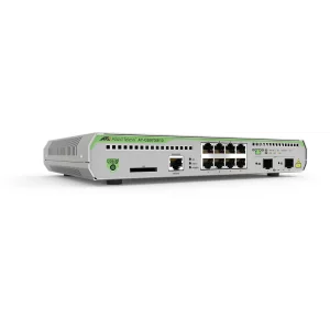 SWITCH ALLIED TELESIS, ATI SW 8P, porturi Gigabit x 8, SFP x 2, managed, rackabil, carcasa metalica, &quot;AT-GS970M/10-50&quot;