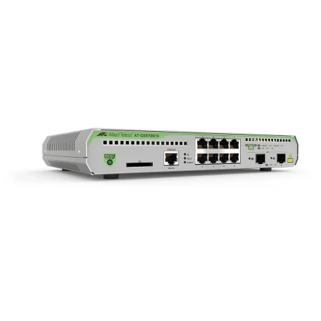 SWITCH ALLIED TELESIS, ATI SW 8P, porturi Gigabit x 8, SFP x 2, managed, rackabil, carcasa metalica, &quot;AT-GS970M/10-50&quot;