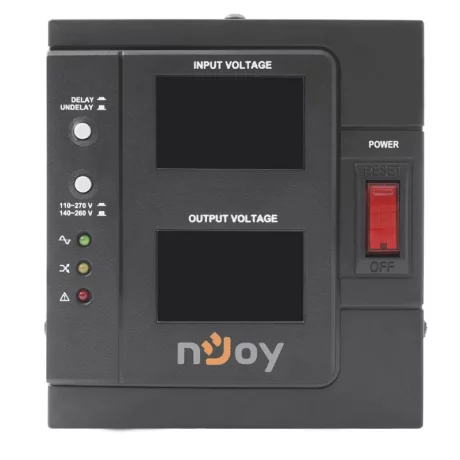 AVR NJOY, &quot;AKIN 1000&quot;, AVR cu sinusoida simulata, 1000VA/800W, Schuko x 1, display LCD, &quot;PWAV-10001AK-AZ01B&quot;, ,