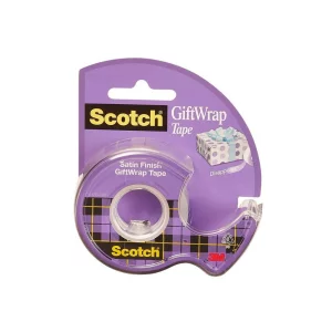 Bandă adezivă Gift Wrap cu dispenser, 19 mm x 15 m, Scotch
