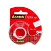 Bandă adezivă 19 mm x 7,5 m cu dispenser 3M Scotch Crystal