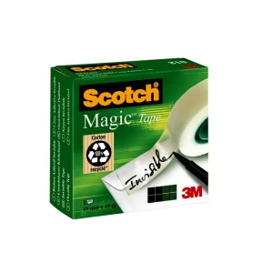 Bandă adezivă 19 mm x 33 m invizibilă 3M Scotch Magic