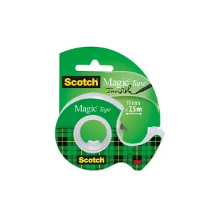 Bandă adezivă Scotch® Magic™ cu dispenser