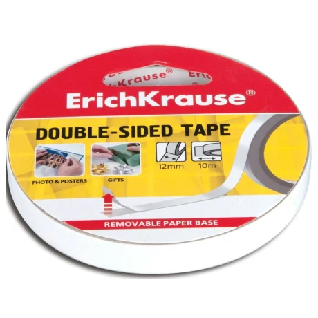Bandă dublu adezivă 12 mm x 10 m EK