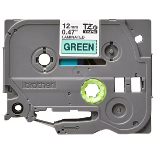 Banda Laminata Original Brother Black on Green, TZE731, pentru H105WB|P-TOUCH PT-E110VP|D400|D450|D600VP|E300VP|H110|P750W|PT-D210|PT-D210VP, 12mm x 3m, incl.TV 0 RON, &quot;TZE731&quot;