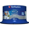 BD-R VERBATIM  25GB, viteza 6x, 50 buc, Single Layer, spindle, printabil, &quot;Wide Inkjet Printable&quot; &quot;43812&quot;