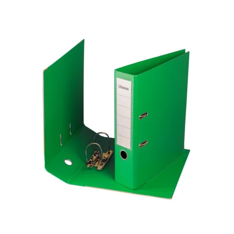 Biblioraft plastifiat Ubers 75 mm Verde