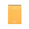 Blocnotes grafic A4, spirală metalică dublă, 80 file, Rhodia Classic Orange