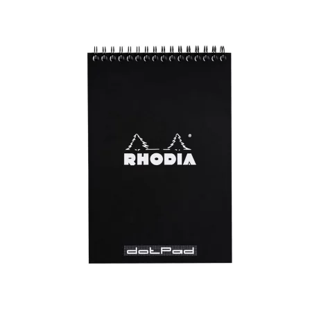 Blocnotes grafic A5 spirală 80 file Rhodia Classic Black