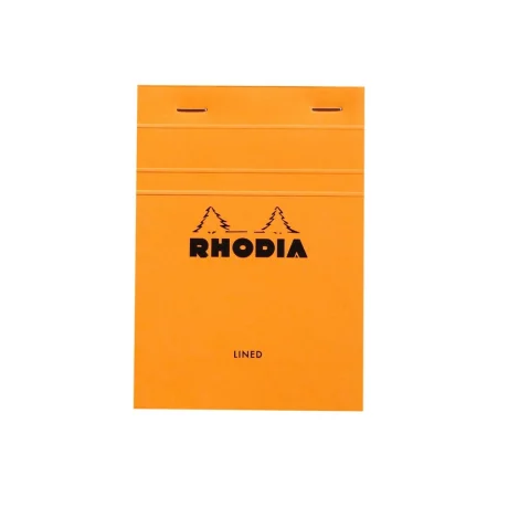 Blocnotes capsat N13 10,5 x 14,8 cm 80 file Rhodia Orange
