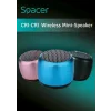 BOXA SPACER portabila bluetooth, Cri-Cri-BK, RMS:  3W, control volum, acumulator 300mAh, timp de functionare pana la 2 ore, distanta de functionare pana la 10m, incarcare USB, BLACK, &quot;SPB-Cri-Cri-BK&quot;  (include TV 0.15 lei)