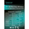 BOXA SPACER portabila bluetooth, Cri-Cri-BK, RMS:  3W, control volum, acumulator 300mAh, timp de functionare pana la 2 ore, distanta de functionare pana la 10m, incarcare USB, BLACK, &quot;SPB-Cri-Cri-BK&quot;  (include TV 0.15 lei)