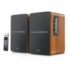 BOXE EDIFIER 2.0, RMS:  42W (2 x 21W), telecomanda wireless, volum, bass, treble, sub-out, brown, &quot;R1280TS-BR&quot; (include TV 8 lei)