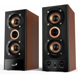 BOXE GENIUS 2.0, RMS: 20W (2 x 10W), amplificare integrata, black&amp;amp;amp;cherry wood, &quot;SP-HF800A II&quot; &quot;31730010402&quot; (include TV 3 lei)