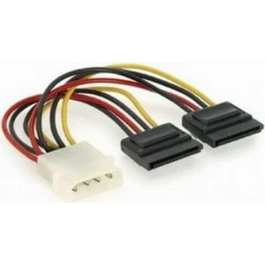 CABLU alimentare GEMBIRD, adaptor Molex la 2 x S-ATA, 15cm, &quot;CC-SATA-PSY&quot;