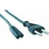 CABLU alimentare GEMBIRD casetofon, 1.8m, intrare Euro plug, iesire C7, 10A, certificare VDE, bulk, black, &quot;PC-184-VDE&quot;