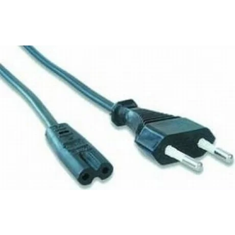 CABLU alimentare GEMBIRD casetofon, 1.8m, intrare Euro plug, iesire C7, 10A, certificare VDE, bulk, black, &quot;PC-184-VDE&quot;