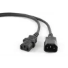 CABLU alimentare GEMBIRD prelungitor, 1.8m, intrare C13, iesire C14, 10A, certificare VDE, bulk, black, &quot;PC-189-VDE&quot;