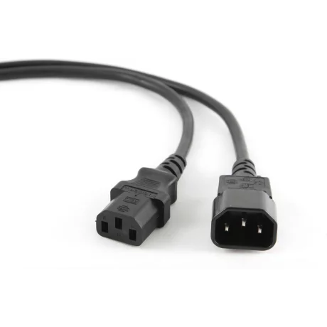 CABLU alimentare GEMBIRD prelungitor, 1.8m, intrare C13, iesire C14, 10A, certificare VDE, bulk, black, &quot;PC-189-VDE&quot;