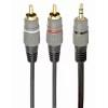 CABLU audio GEMBIRD  stereo (3.5 mm jack la 2 x RCA), 10m, conectori auriti, &quot;CCA-352-10M&quot;